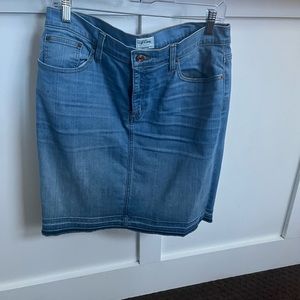 Jcrew size 31 denim skirt